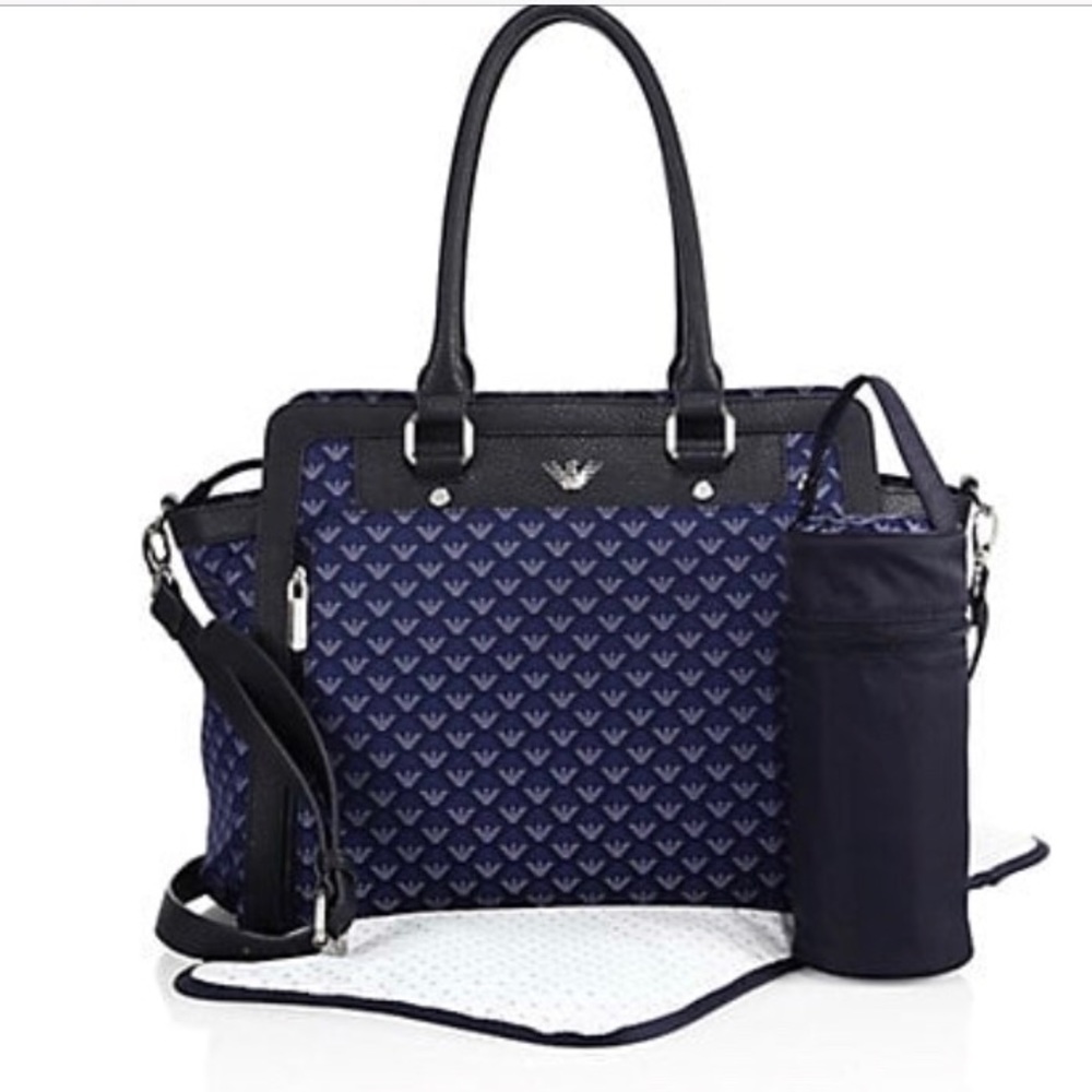 Armani junior diaper bag
